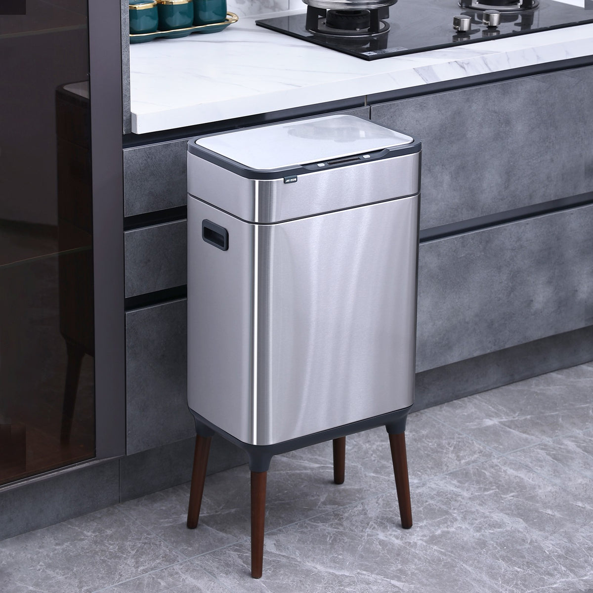 Stainless Sensor Can With Legs