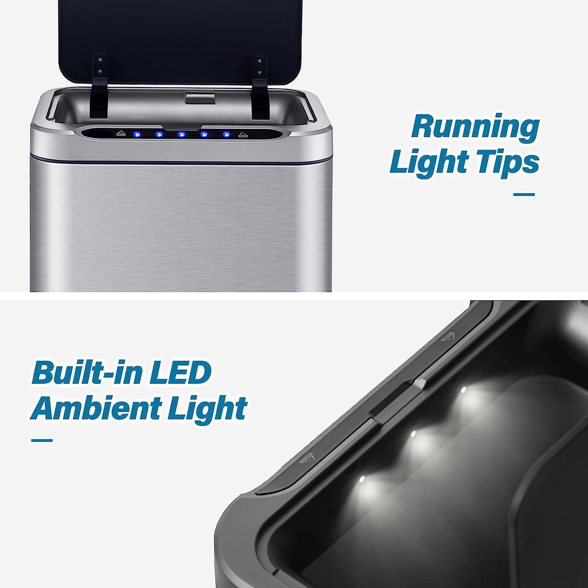 Stainless Sensor Can With Legs