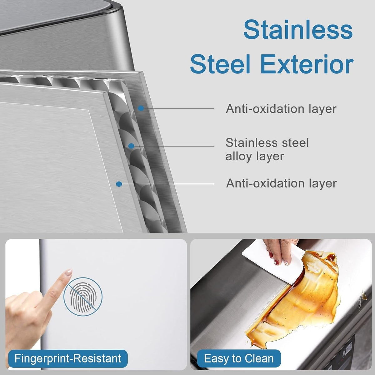 RectoLux Stainless Sensor Can